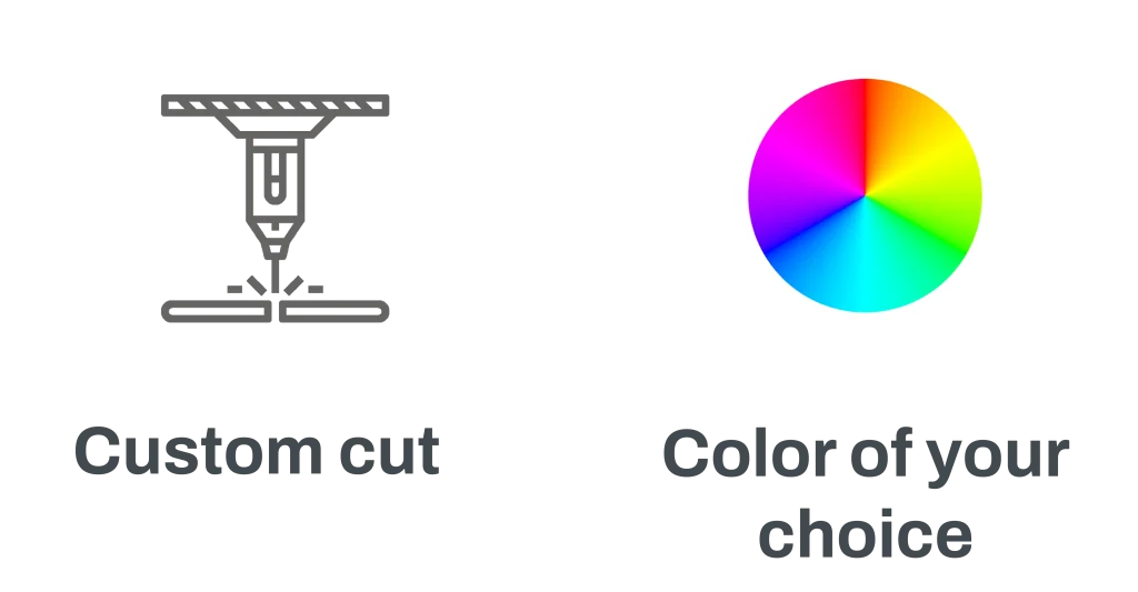 LRC - colors and cut of composite rebar